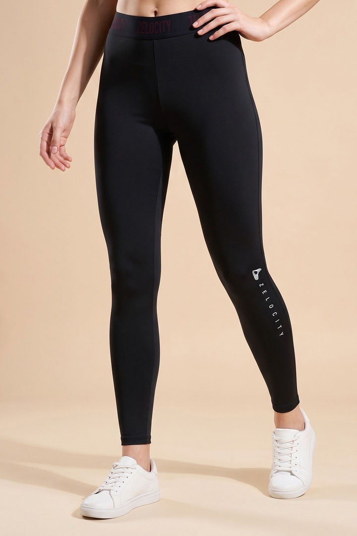 Zelocity Quick Dry Gym Leggings - Jet Black — image 2